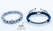 Load image into Gallery viewer, Men's Hematite Bracelet Set