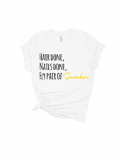 Load image into Gallery viewer, Pretty Girl Sneakers Premium Tee (White)
