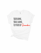 Load image into Gallery viewer, Pretty Girl Sneakers Premium Tee (White)
