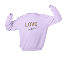 Load image into Gallery viewer, Love Yourself Leopard Premium Sweatshirt
