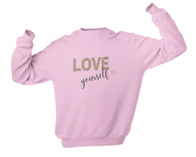 Load image into Gallery viewer, Love Yourself Leopard Premium Sweatshirt
