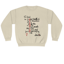 Load image into Gallery viewer, John 3:16 Valentine Premium Sweatshirt
