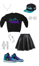 Load image into Gallery viewer, Pretty Tomboy Premium Sweatshirt - Charlotte Hornets edition
