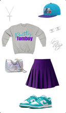 Load image into Gallery viewer, Pretty Tomboy Premium Sweatshirt - Charlotte Hornets edition
