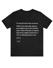 Load image into Gallery viewer, #GirlDad Premium Tee
