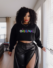 Load image into Gallery viewer, Cropped Be Original Premium Sweatshirt

