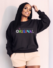 Load image into Gallery viewer, Cropped Be Original Premium Sweatshirt
