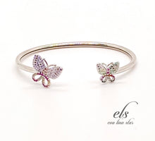 Load image into Gallery viewer, Butterfly Bangle Bracelet
