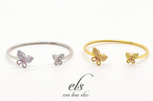 Load image into Gallery viewer, Butterfly Bangle Bracelet
