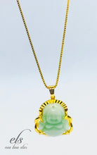 Load image into Gallery viewer, Green Buddha Necklace

