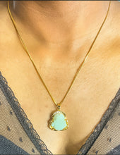 Load image into Gallery viewer, Green Buddha Necklace
