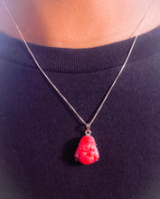 Load image into Gallery viewer, Ruby Buddha Necklace
